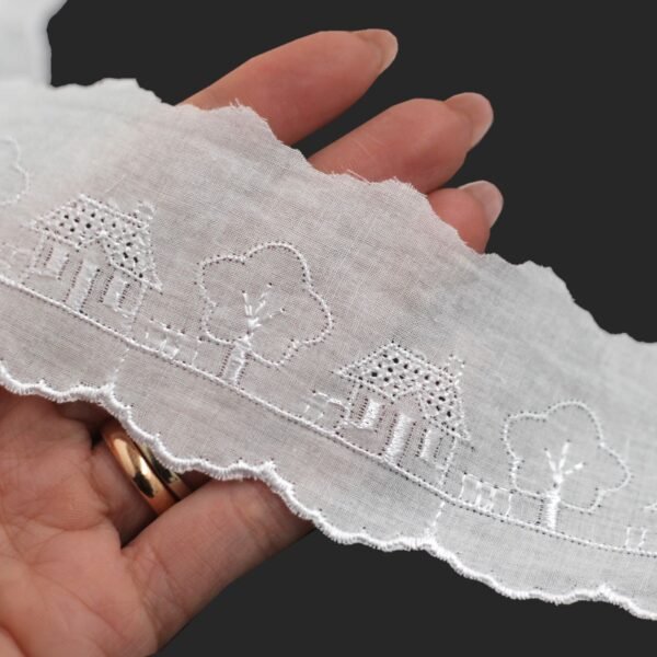 I Ricami del Cuore Passamanerie e Pizzi Pizzo sangallo a metro – SG1 I Ricami del Cuore Passamanerie e Pizzi Pizzo sangallo a metro – SG1