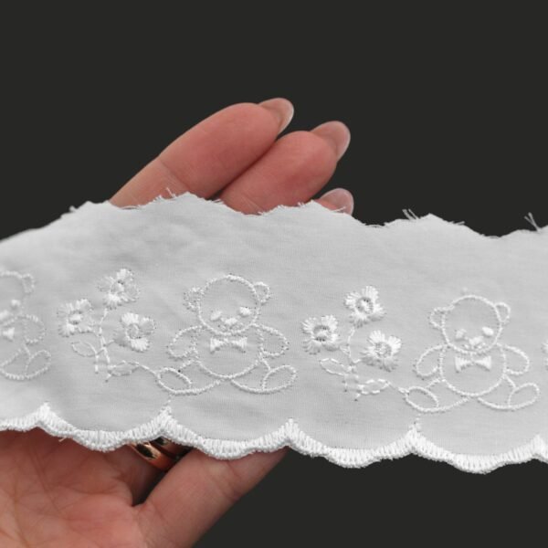 I Ricami del Cuore Passamanerie e Pizzi Pizzo sangallo a metro – SG3 I Ricami del Cuore Passamanerie e Pizzi Pizzo sangallo a metro – SG3