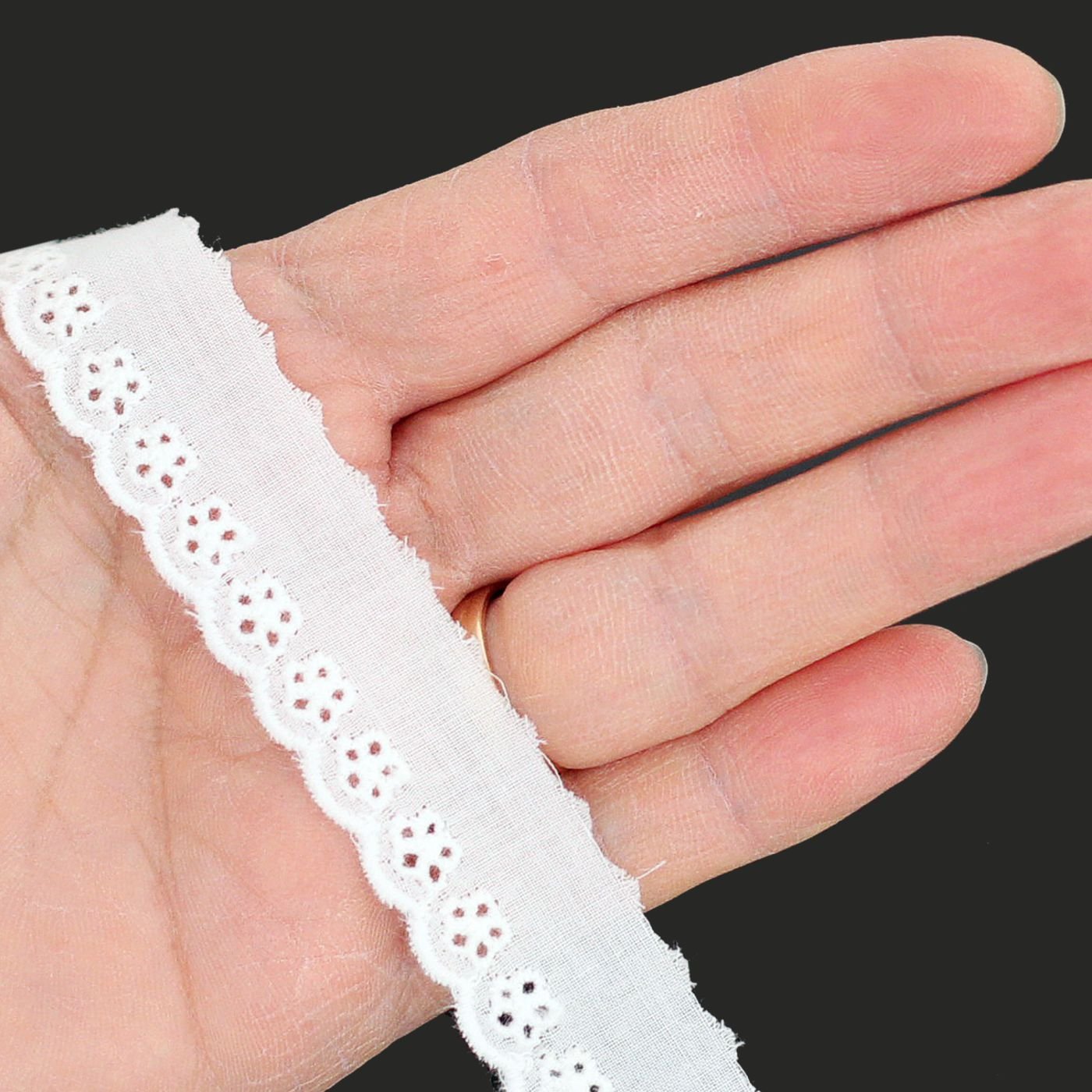 I Ricami del Cuore Passamanerie e Pizzi Pizzo sangallo a metro – SG6 4