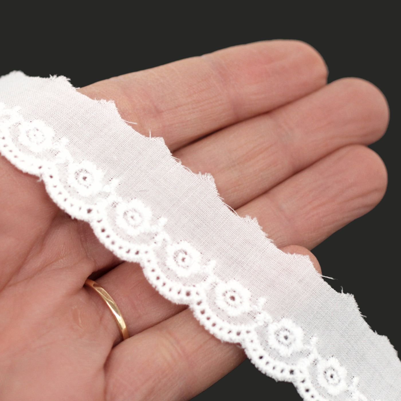 I Ricami del Cuore Passamanerie e Pizzi Pizzo sangallo a metro – SG8 4