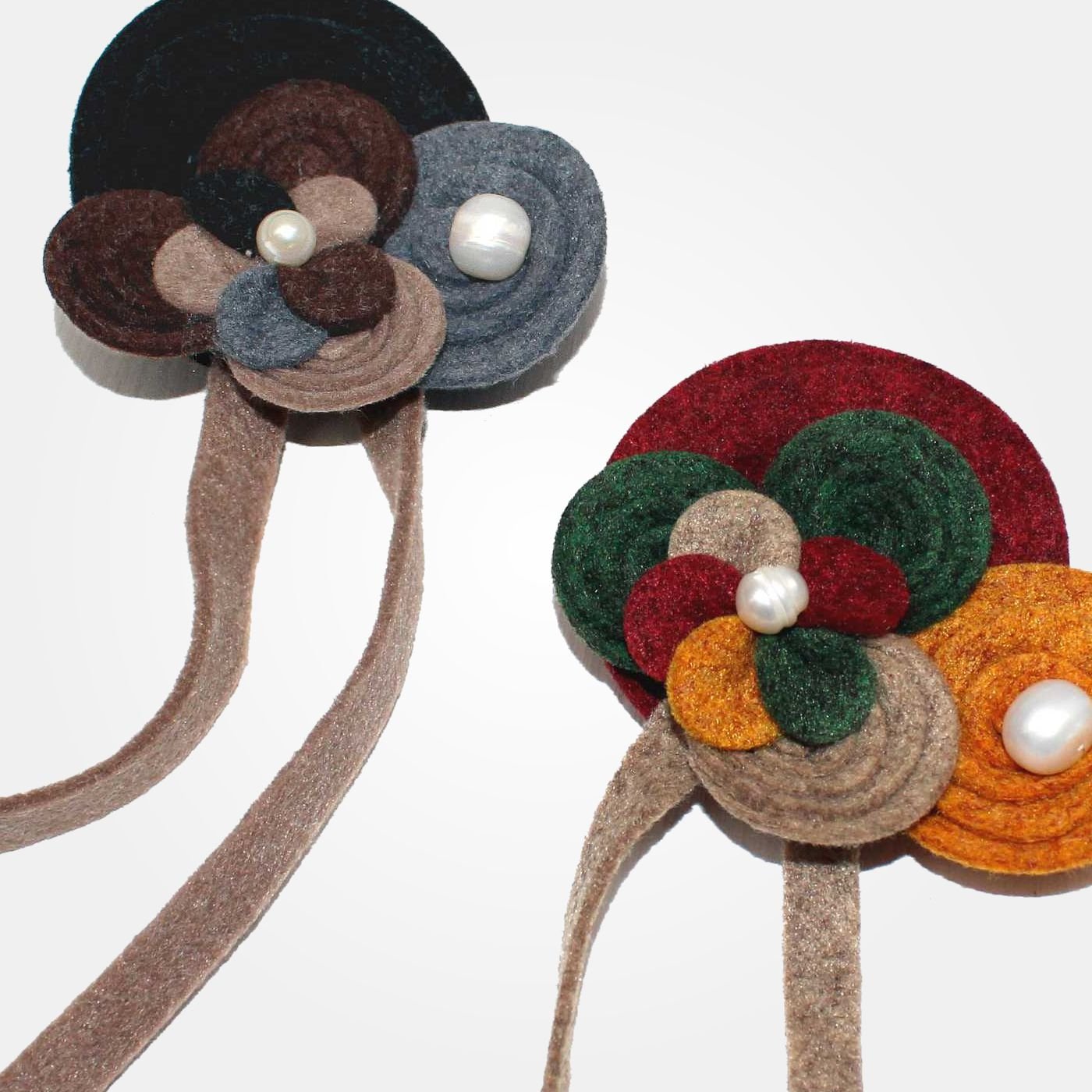 I Ricami del Cuore Spille Spilla decorativa Fiore con code – SPF145 4