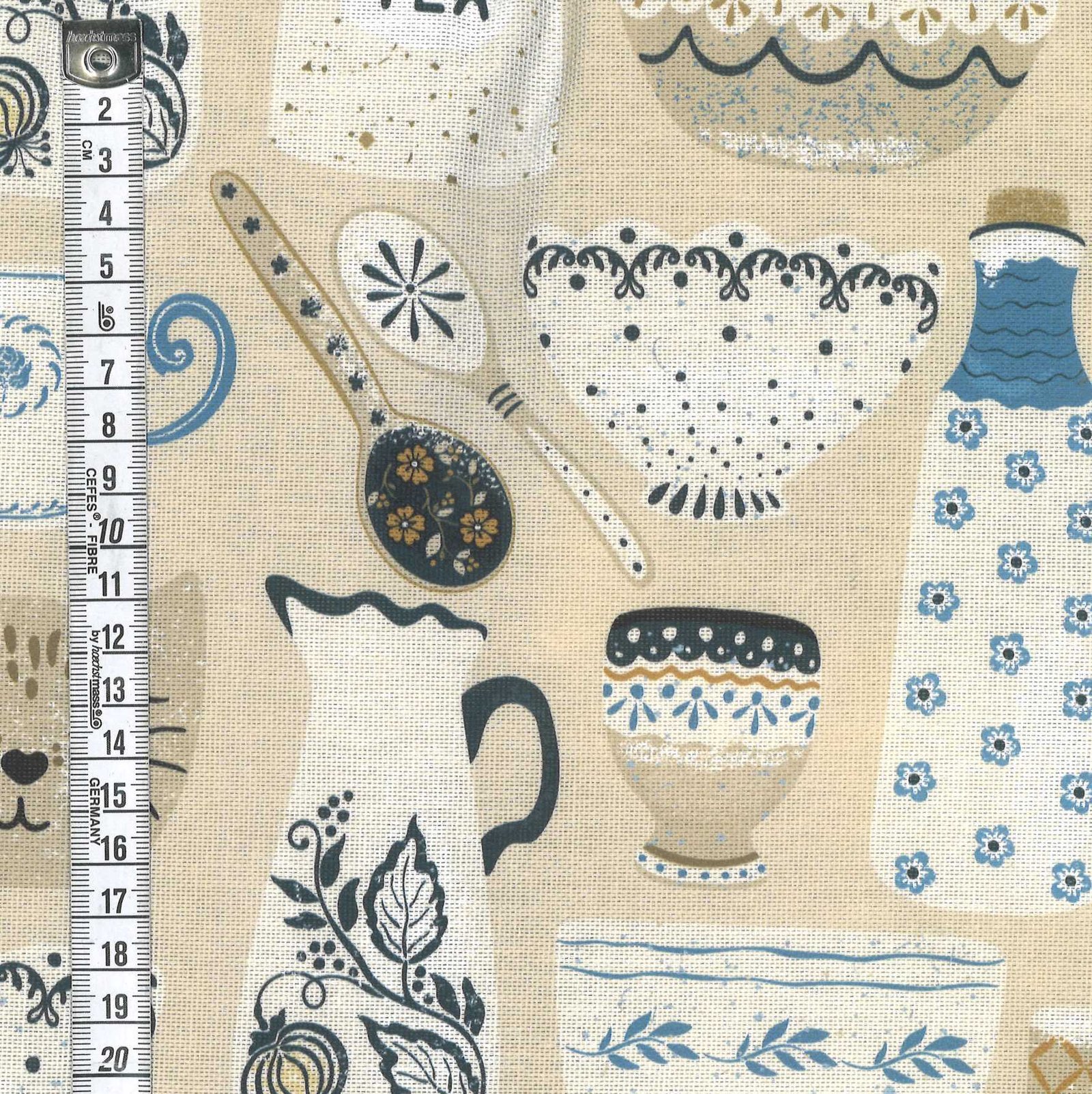 I Ricami del Cuore Tessuti per la casa 0,5 Mt. Tessuto London Tea – TS13504 4