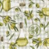 I Ricami del Cuore Tessuti per la casa 0,5 Mt. Tessuto Olive – TS18673 5