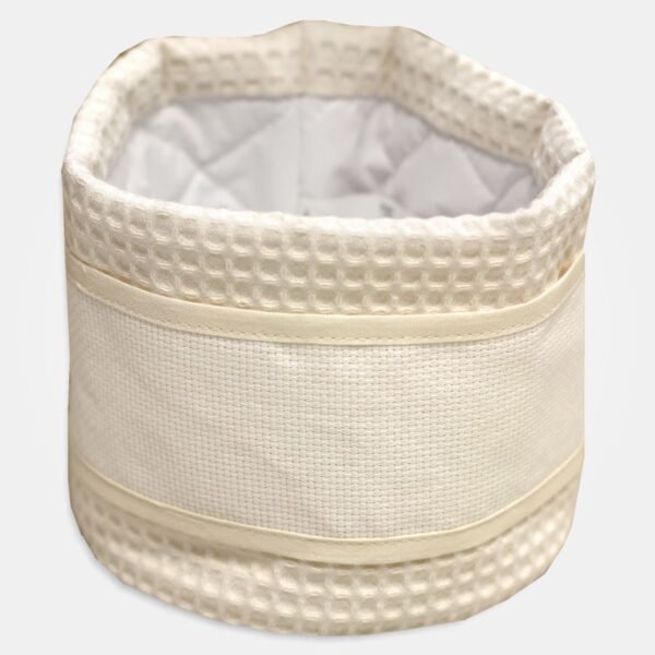 I Ricami del Cuore Bagno Cestino con 2 lavette con tela Aida e 2 saponette – XPBA266.21 I Ricami del Cuore Bagno Cestino con 2 lavette con tela Aida e 2 saponette – XPBA266.21