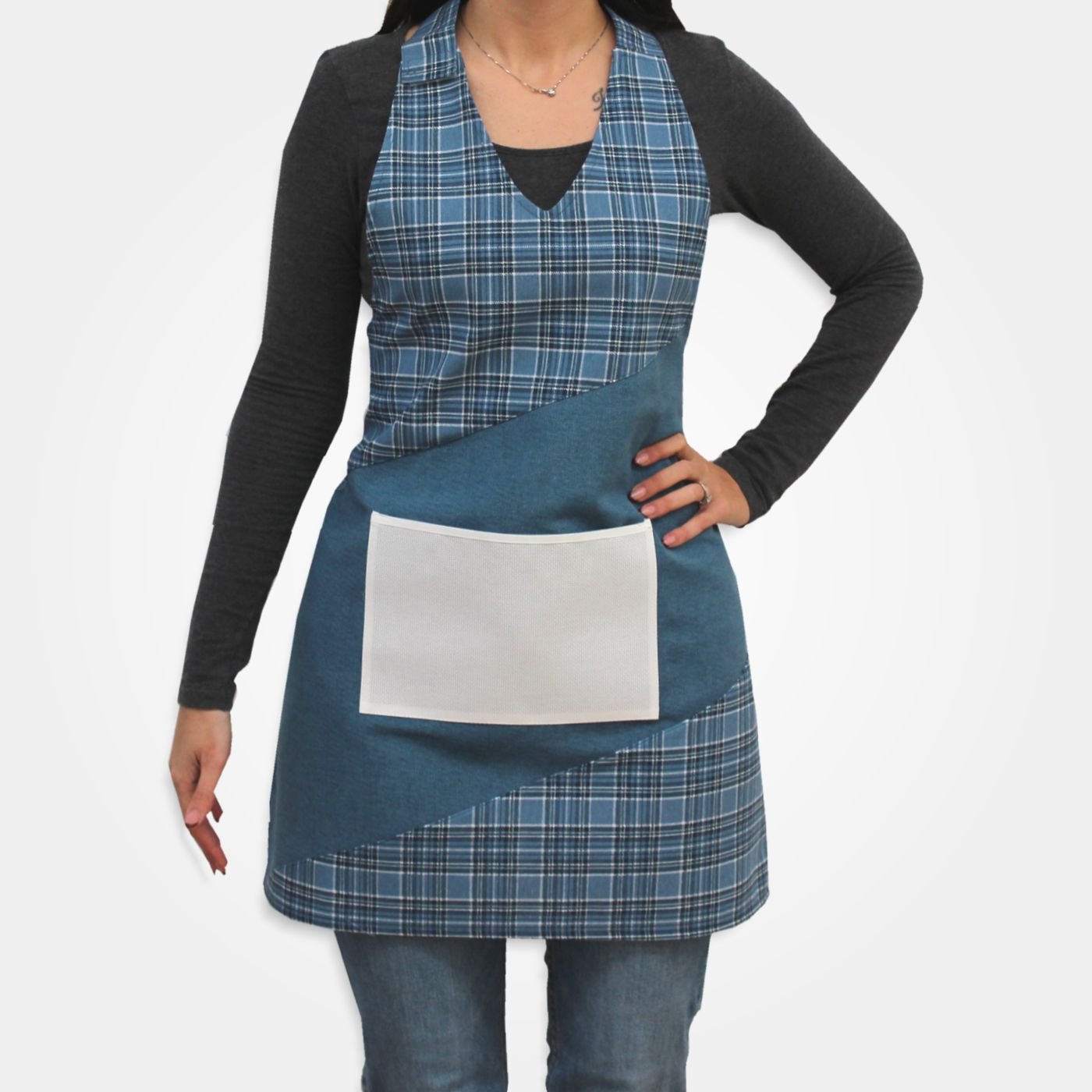 I Ricami del Cuore Cucina Grembiule Bistrot con tela Aida – XPCU63.04 4