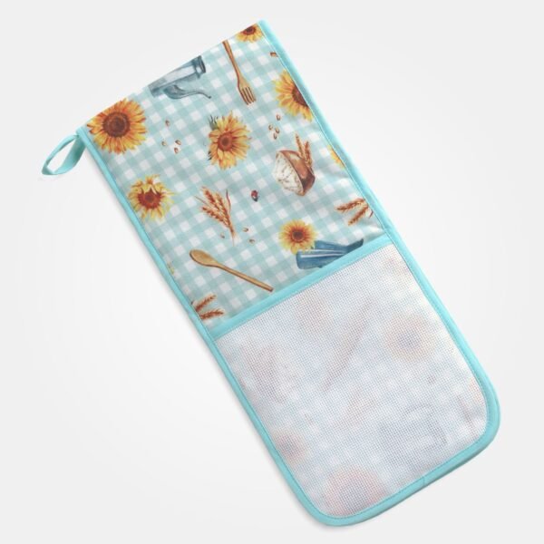 I Ricami del Cuore Guanti doppi da forno Guantone da forno Girasoli con doppia tela Aida – XPCU88.34