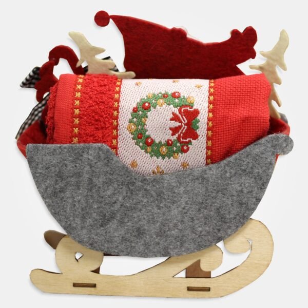 I Ricami del Cuore Idee regalo natalizie Strofinaccio con tela Aida e Slitta Natalizia – XPNA1900.12 I Ricami del Cuore Idee regalo natalizie Strofinaccio con tela Aida e Slitta Natalizia – XPNA1900.12