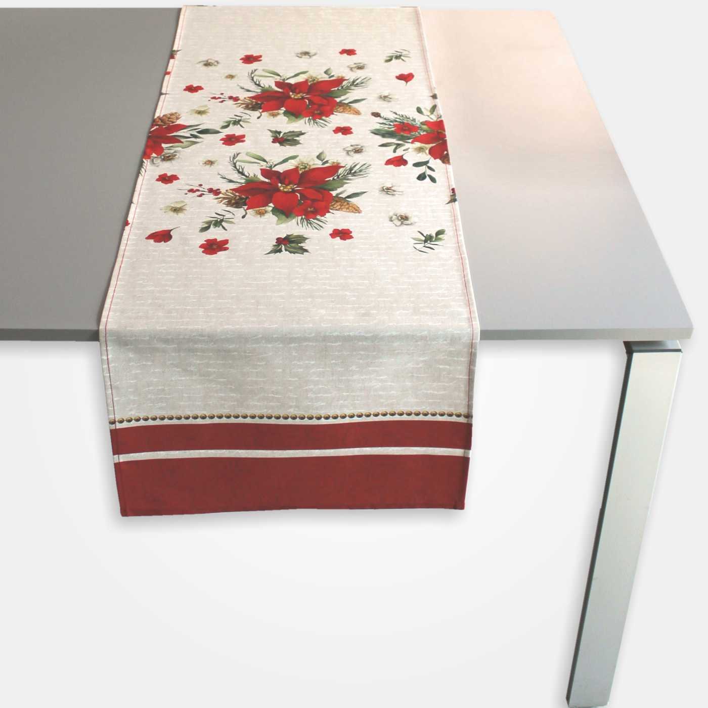 I Ricami del Cuore Centri tavola natalizi Runner stelle di Natale – XPNA47.28 5 I Ricami del Cuore Centri tavola natalizi Runner stelle di Natale – XPNA47.28 5