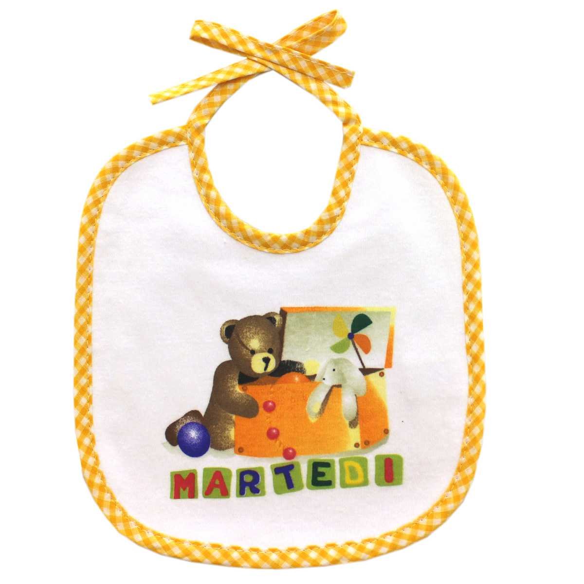 I Ricami del Cuore Bavaglie Senza Tela Aida Bavaglie settimana set da 7 pz – BV1007 17 I Ricami del Cuore Bavaglie Senza Tela Aida Bavaglie settimana set da 7 pz – BV1007 17