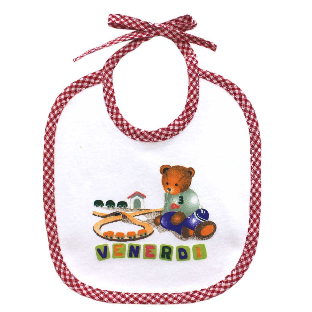 I Ricami del Cuore Bavaglie Senza Tela Aida Bavaglie settimana set da 7 pz – BV1007 14 I Ricami del Cuore Bavaglie Senza Tela Aida Bavaglie settimana set da 7 pz – BV1007 14