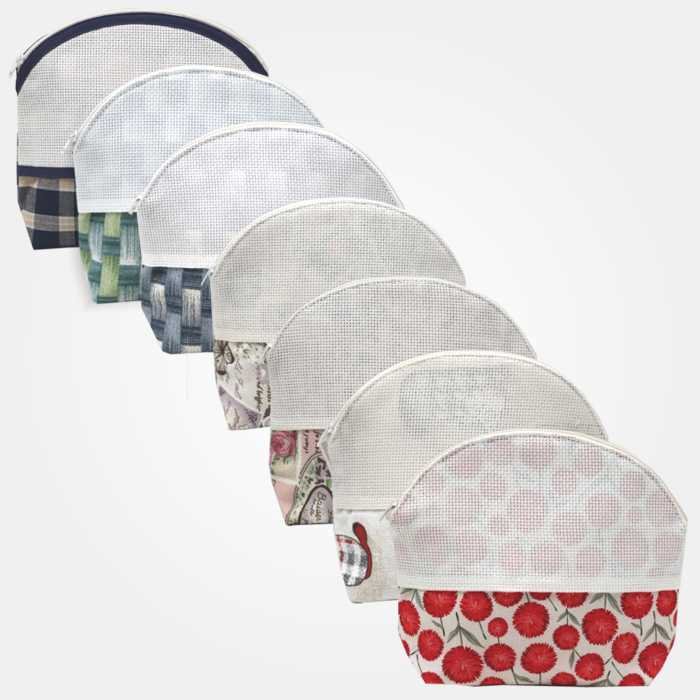 I Ricami del Cuore Bagno Pochette con Tela AIDA -OG772 3 I Ricami del Cuore Bagno Pochette con Tela AIDA -OG772 3