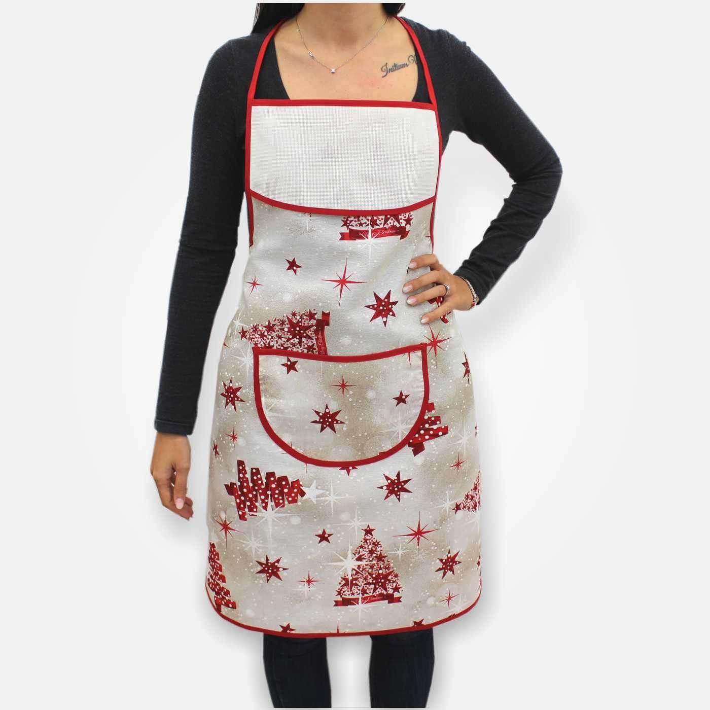 I Ricami del Cuore Grembiuli natalizi Grembiule Intero da Cucina – XPNA15.04 4 I Ricami del Cuore Grembiuli natalizi Grembiule Intero da Cucina – XPNA15.04 4