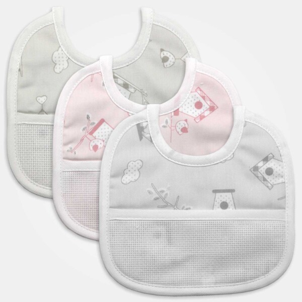 I Ricami del Cuore Bavaglie Bavaglia Millerighe Uccellini Lurex – BV30006 I Ricami del Cuore Bavaglie Bavaglia Millerighe Uccellini Lurex – BV30006