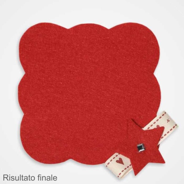 I Ricami del Cuore Kit fai da te Kit Sottobicchieri Fai da Te Natalizio – KIT102 2 I Ricami del Cuore Kit fai da te Kit Sottobicchieri Fai da Te Natalizio – KIT102 2