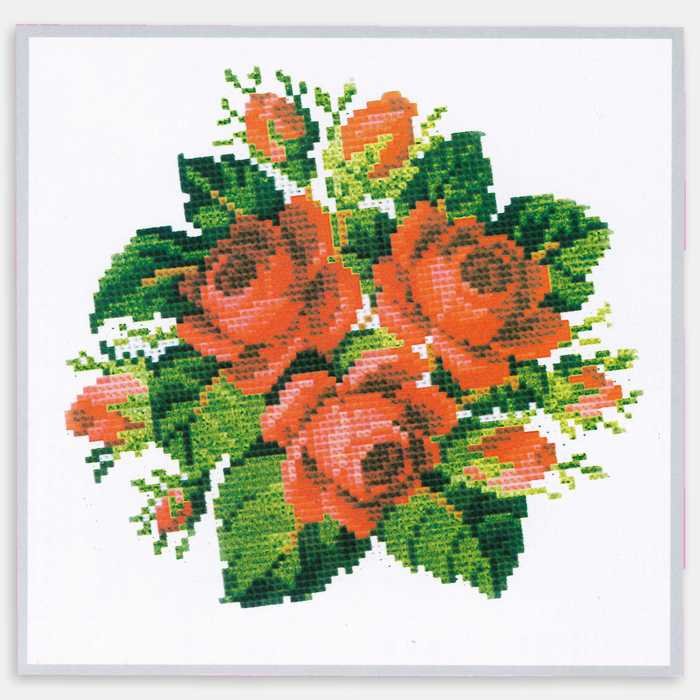 I Ricami del Cuore Kit ricamo Kit Ricamo Bouquet di Rose – KIT30569 2