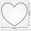 I Ricami del Cuore Bijoux fai da te Ciondolo a Cuore – PT54 6
