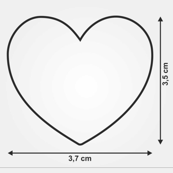 I Ricami del Cuore Bijoux fai da te Ciondolo a Cuore – PT54 3