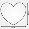 I Ricami del Cuore Bijoux fai da te Ciondolo a Cuore – PT61 6