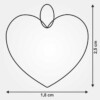 I Ricami del Cuore Bijoux fai da te Ciondolo a Cuore – PT64 8