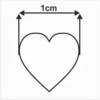 I Ricami del Cuore Bijoux fai da te Pietre a Cuore a Fila – PT75 6