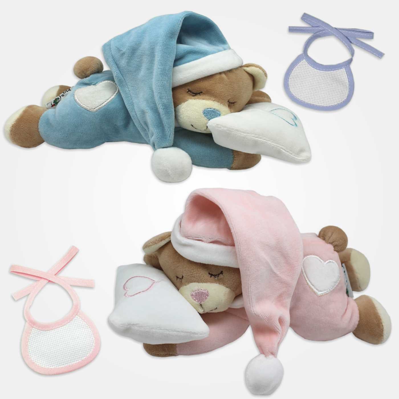 I Ricami del Cuore Peluches Orsetto che Dorme – PU42