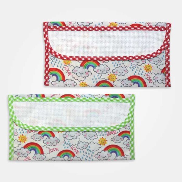 I Ricami del Cuore Bustine Asilo Bustina Asilo con Tela AIDA – SA220.15