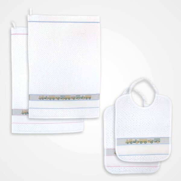 I Ricami del Cuore Linea Asilo Set Asilo 2 pezzi – SA370.02