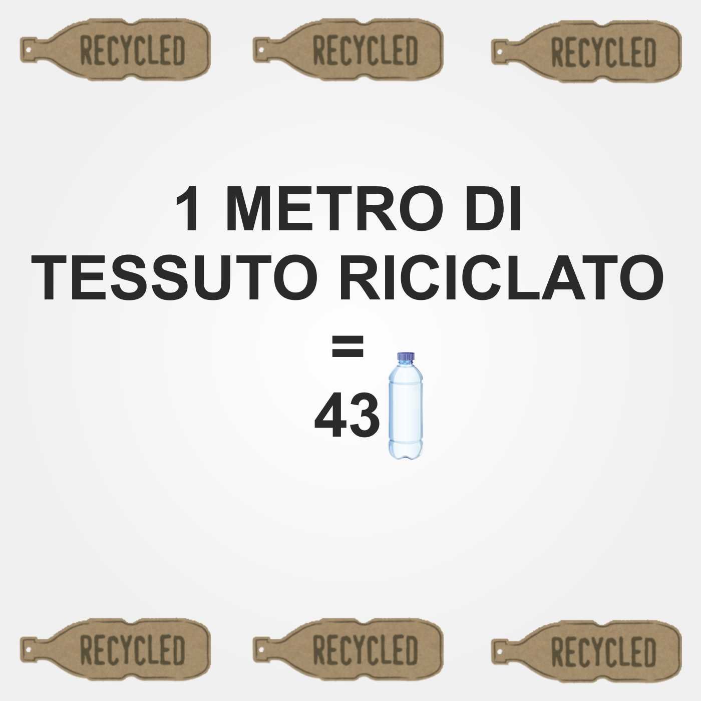 I Ricami del Cuore Linea Tessuti 1 Mt. Tessuto Fiorellini Riciclato – TS244