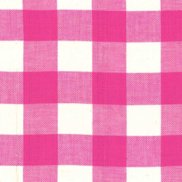 I Ricami del Cuore Linea Tessuti 1 Mt. Tessuto Quadri Fuxia – TS237