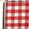 I Ricami del Cuore Linea Tessuti 1 Mt. Tessuto Quadretti Rossi – TS45325 6