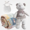 I Ricami del Cuore Culla Set Orso + Bavaglino Decorativo + Copertina Culla – XPLE18 13