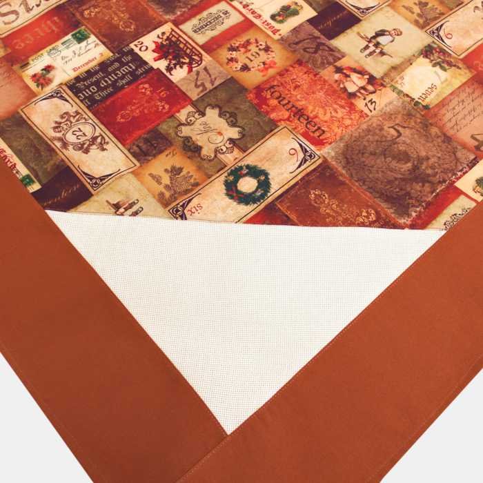 I Ricami del Cuore Centri tavola natalizi Tovaglietta 90×90 con Tela AIDA – XPNA5.90